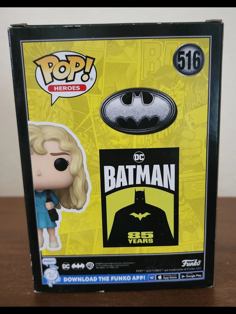 Funko Pop! Heroes Batman 85 Years #516 - Yellow & Black